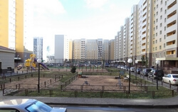Construction of housing estates in Astana